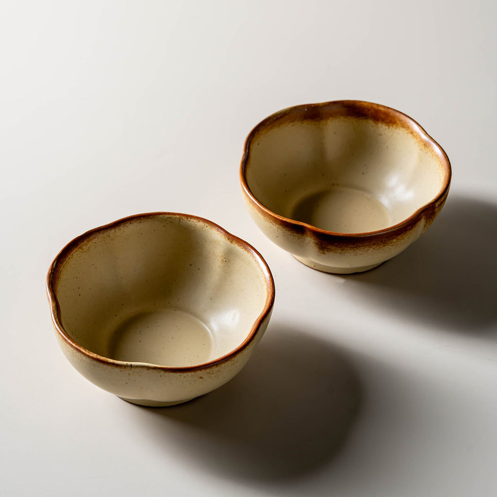 Vintage Glazed Ceramic Bowl – product image 2