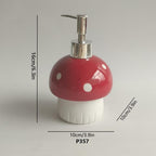 Mushroom Shape Ceramic Soap Dispenser – product image 4
