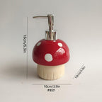 Mushroom Shape Ceramic Soap Dispenser – product image 7