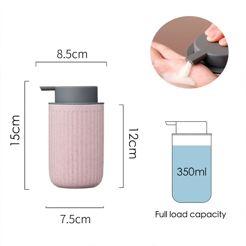 Textured Ceramic Pump Soap Dispenser – product image 8