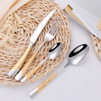 Diagonal Texture Cutlery Set – product image 4