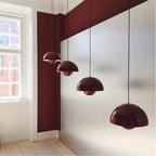 Layered Metal Dome Pendant Light, Mid-Century Style - view 24