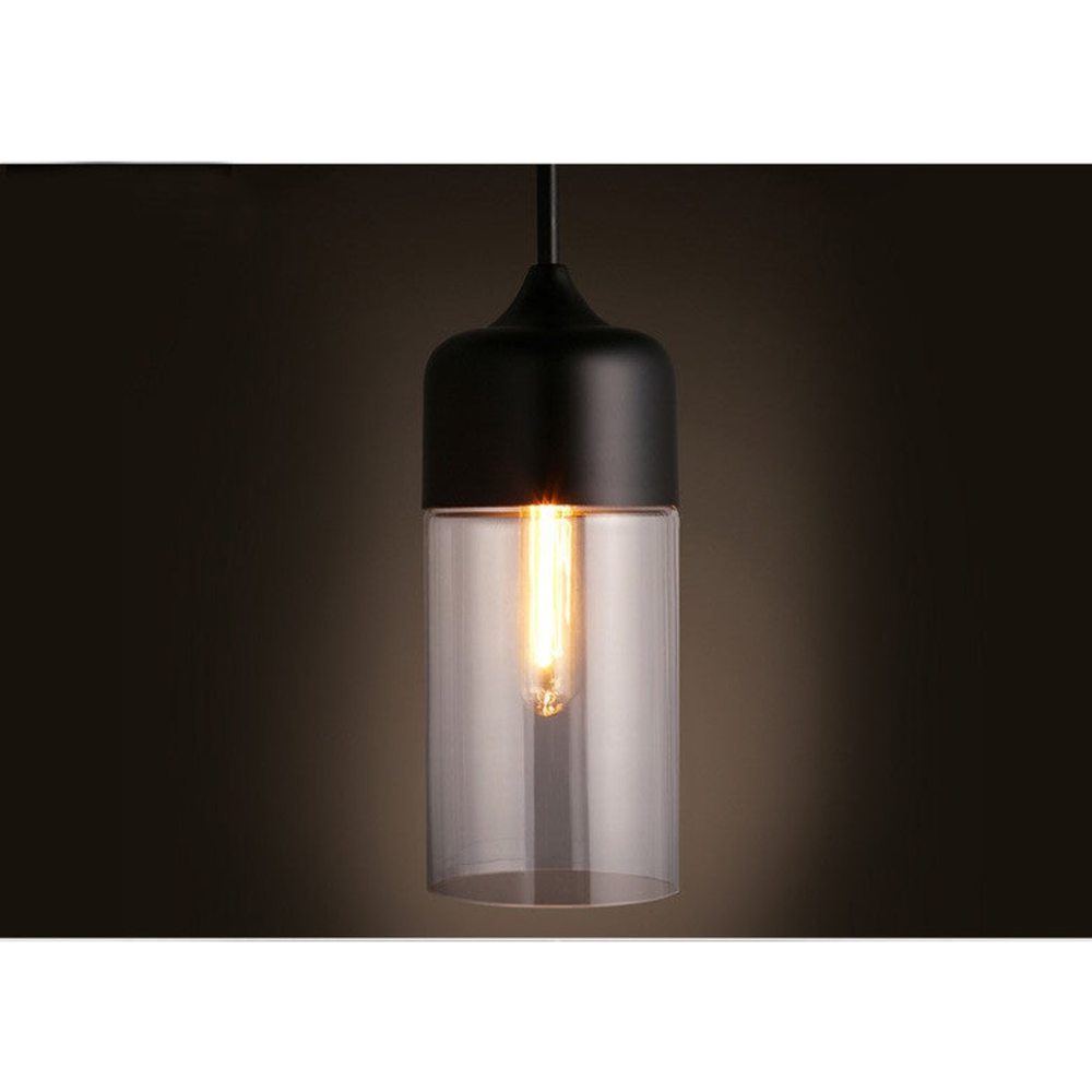 Geometric Glass Pendant Light, Clear or Smoky Finish - view 1