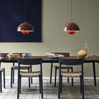 Layered Metal Dome Pendant Light, Mid-Century Style - view 23