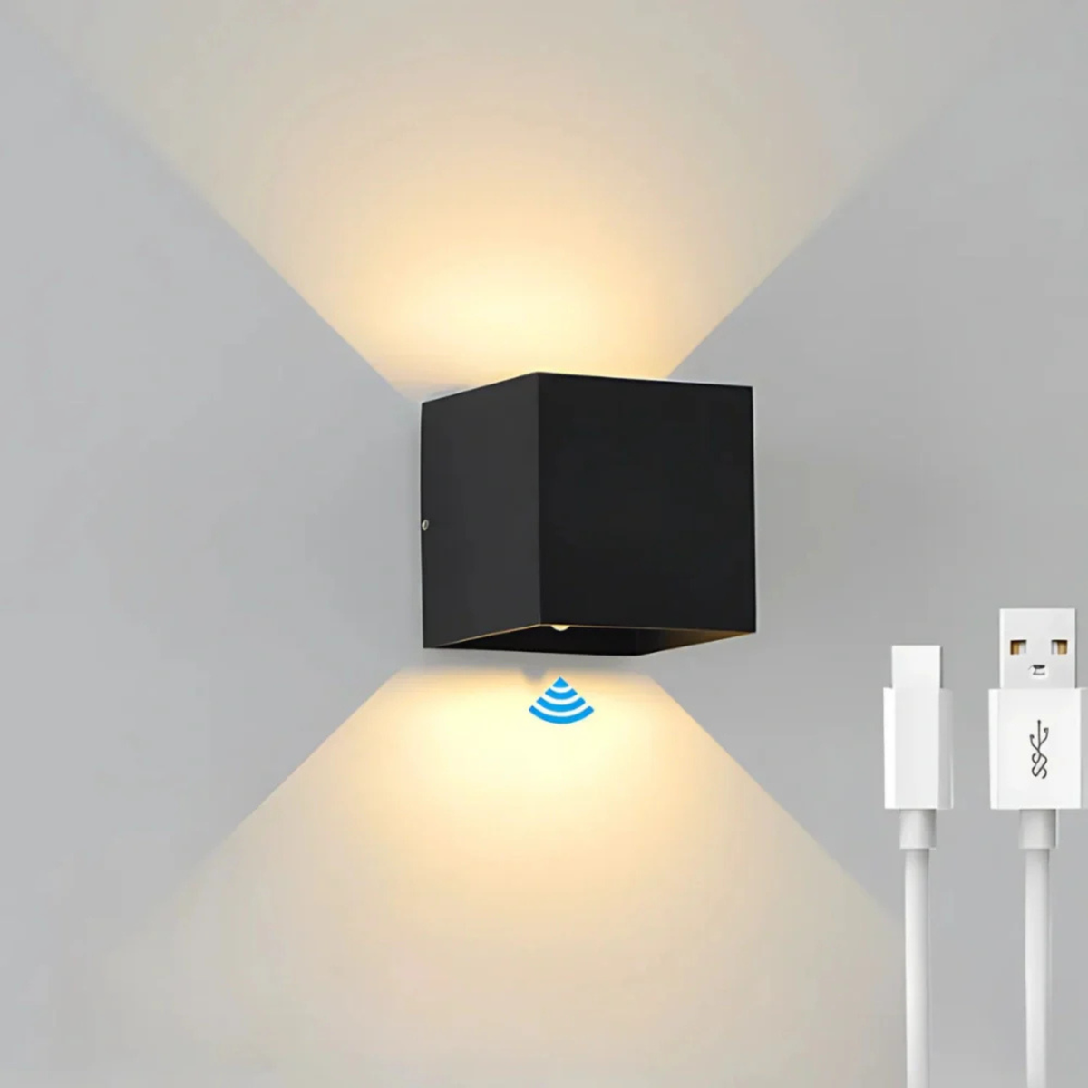 Adjustable-Beam LED Cube Wall Light - view 22
