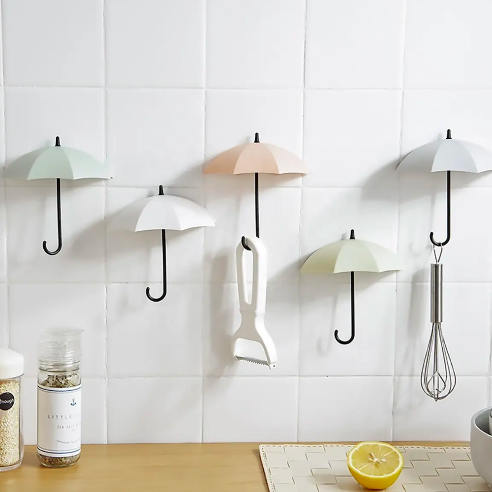Umbrella Wall Hooks, Set of 3