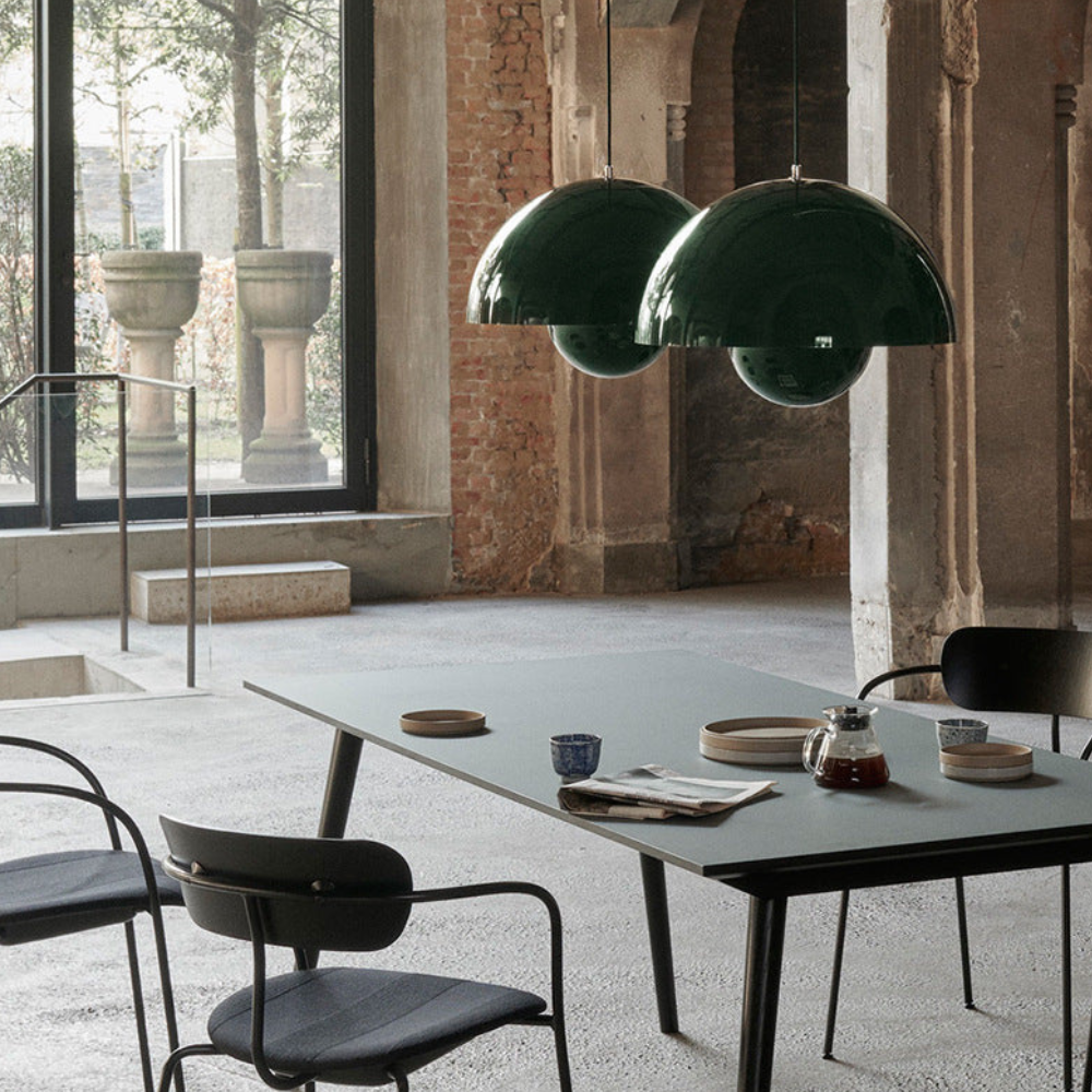 Layered Metal Dome Pendant Light, Mid-Century Style - view 20