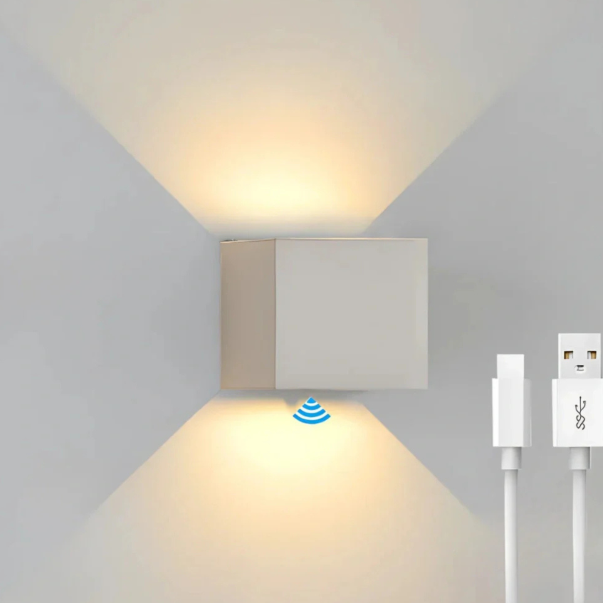 Adjustable-Beam LED Cube Wall Light - view 25