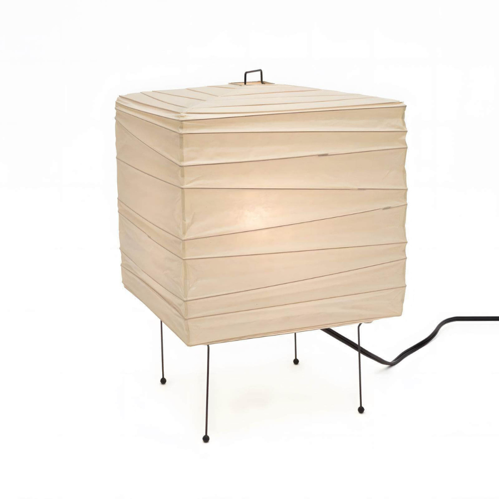 Paper Lantern Table Lamp with Metal Handle, UK Plug - view 25