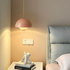 Layered Metal Dome Pendant Light, Mid-Century Style - view 3