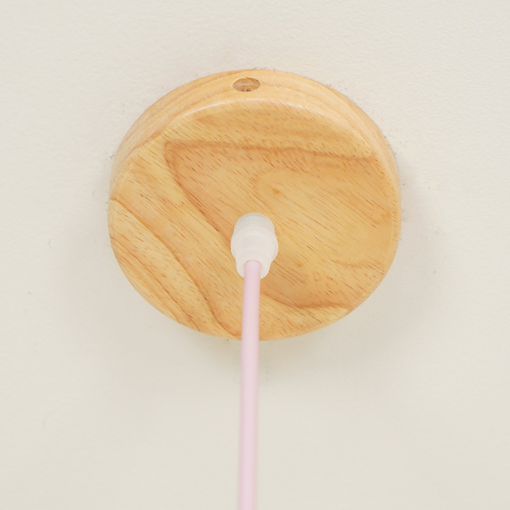 Geometric Wood Pendant Light, Sculptural Nordic Design - view 56