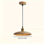 Modern Nordic Solid Wood Pendant Light