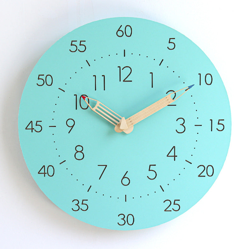 Colourful Learning Wall Clock, 30 cm