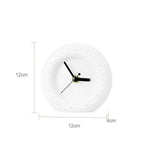 Sandstone Desk Clock, Silent Minimalist Table Clock - product view 2
