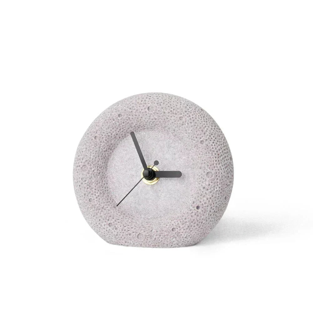 Sandstone Desk Clock, Silent Minimalist Table Clock - product view 5