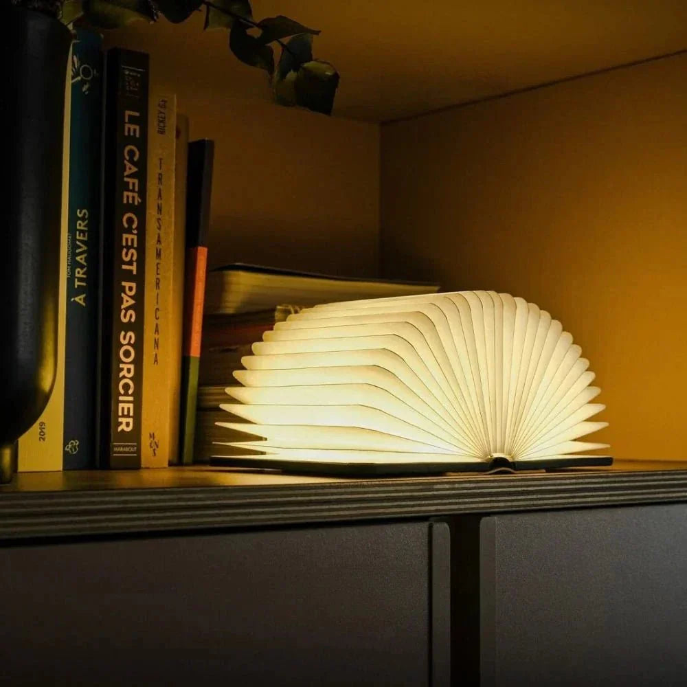 Foldable Book Lamp, USB Rechargeable LED Light with 3 Modes - product view 6