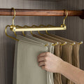 Folding Six-Bar Aluminium Trouser Hanger – image 1