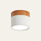 Wood-Effect LED Button Ceiling Light - view 27
