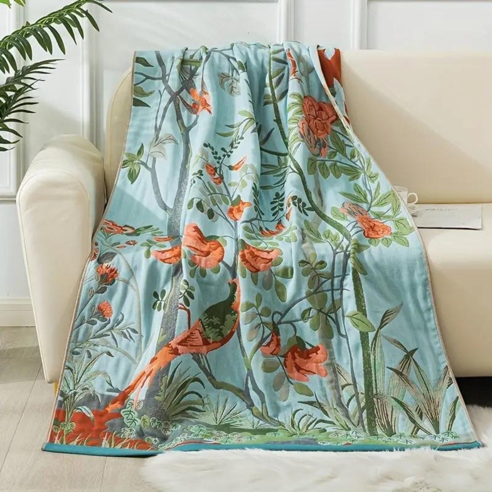 Botanical Cotton Bath Towel – image 1