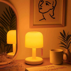 Mini Orange Mushroom Table Lamp, USB Rechargeable - view 8
