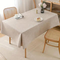 Plain Cotton Linen Dining Tablecloth – image 2