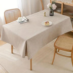 Plain Cotton Linen Dining Tablecloth – image 2