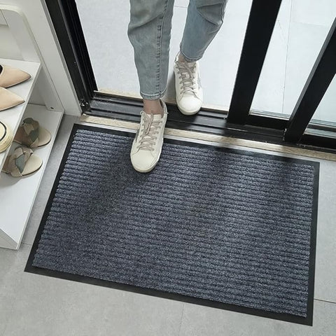 Striped Polyester Door Mat – image 6