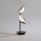 LED Bird Table Lamp with Gold-Tone Frame, UK Plug - view 7