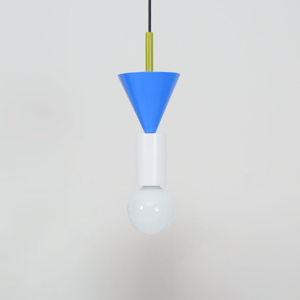 Geometric Wood Pendant Light, Sculptural Nordic Design - view 37