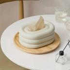 Ribbed Ceramic Tissue Holder – image 2