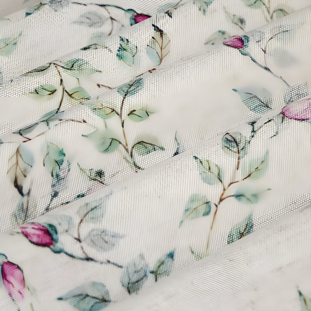 Floral Tablecloth, Soft Microfibre Dining Table Cover - product view 6