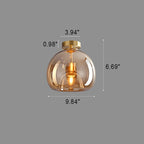 Nordic Glass Ball Ceiling Light