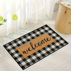 Buffalo Check Coir Doormat – image 1