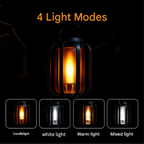 Solar Tripod Lantern for Patio and Outdoor Lighting - view 7