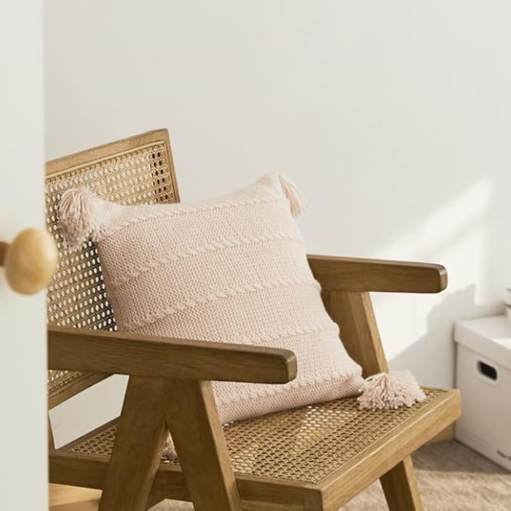 Knitted Tassel Acrylic Cushion Cover – image 6