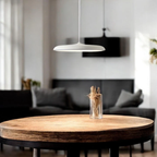 Metal Saucer Pendant Light, Minimalist Nordic Design - view 6
