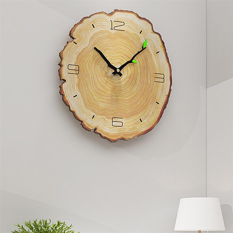 Wood Grain Annual Rings Wall Clock, 30 cm
