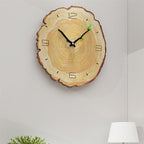 Wood Grain Annual Rings Wall Clock, 30 cm