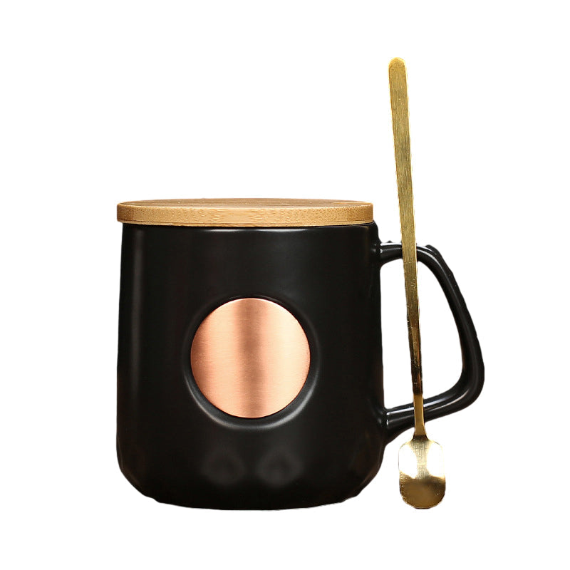 Bronze Accent Creative Ceramic Mug