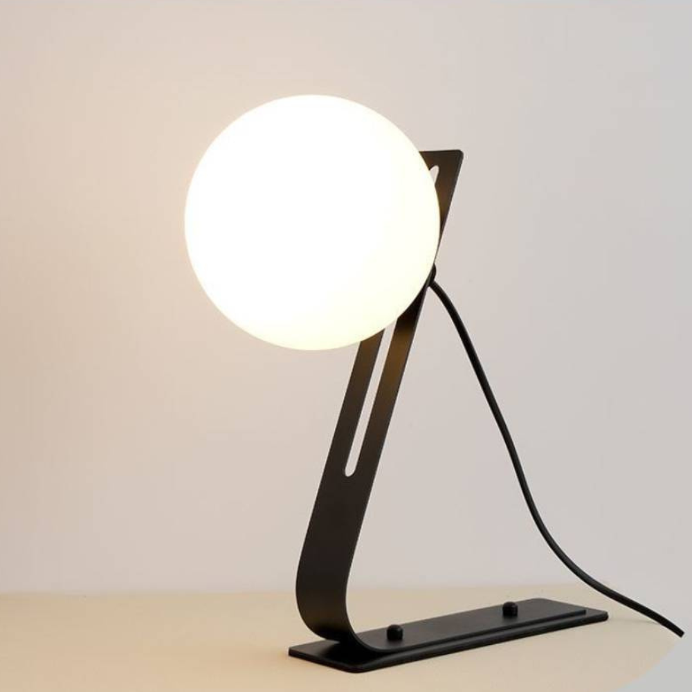 Adjustable Glass Globe Table Lamp, UK Plug - view 13