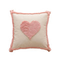 Tufted Geometric and Heart Cushion Cover – image 4