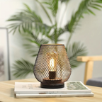 Battery-Powered Iron Mesh Table Lamp Set - view 11