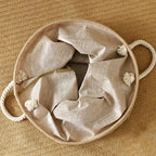 Cotton-Linen Foldable Laundry Basket – image 6