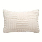 Textured Faux Fur Cushion Cover with Velvet Reverse – image 6