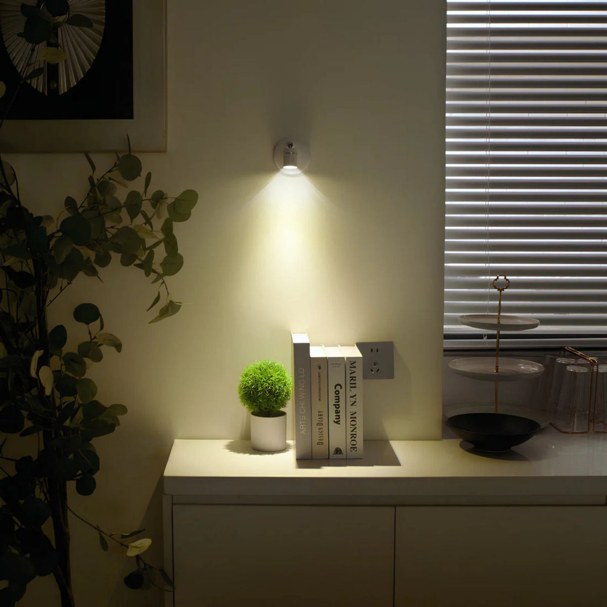 Adjustable Stick-On Spotlight with Remote and Timer - view 3