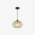Prismatic Crystal Ceiling Light with Metal Fittings - view 1