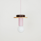 Geometric Wood Pendant Light, Sculptural Nordic Design - view 42
