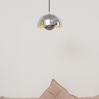 Layered Metal Dome Pendant Light, Mid-Century Style - view 13