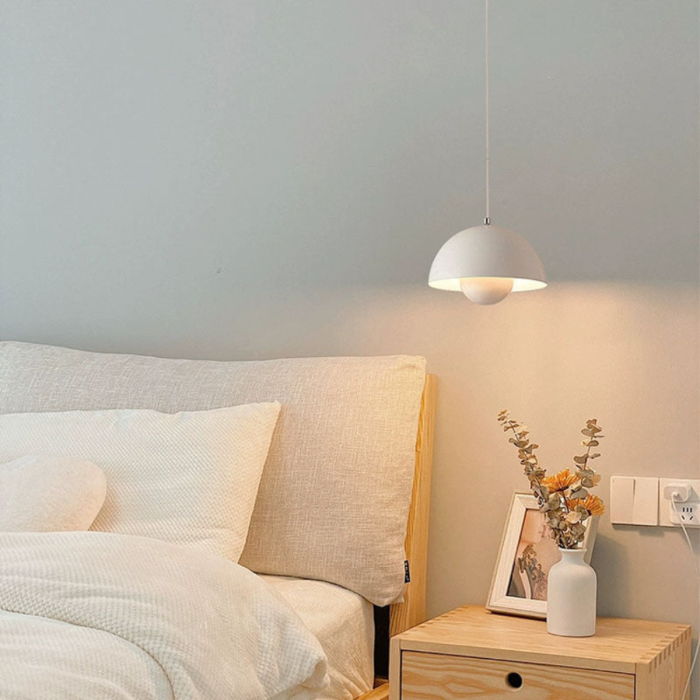 Layered Metal Dome Pendant Light, Mid-Century Style - view 10