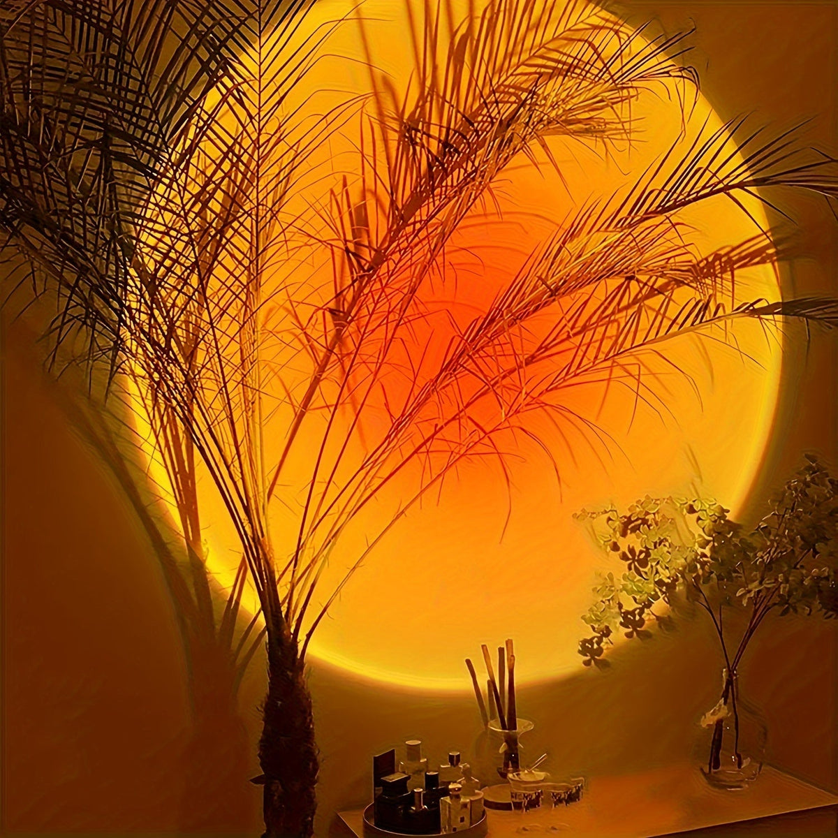 USB Sunset Projection Lamp, Adjustable Ambient LED Light - product view 1